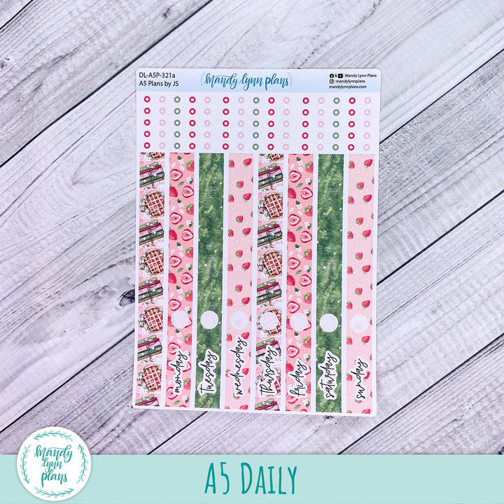 A5 Plans by Just Scribble Daily Kit || Sweet Berries || DL-A5P-321