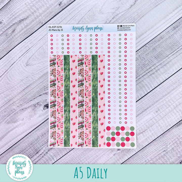 A5 Plans by Just Scribble Daily Kit || Sweet Berries || DL-A5P-321