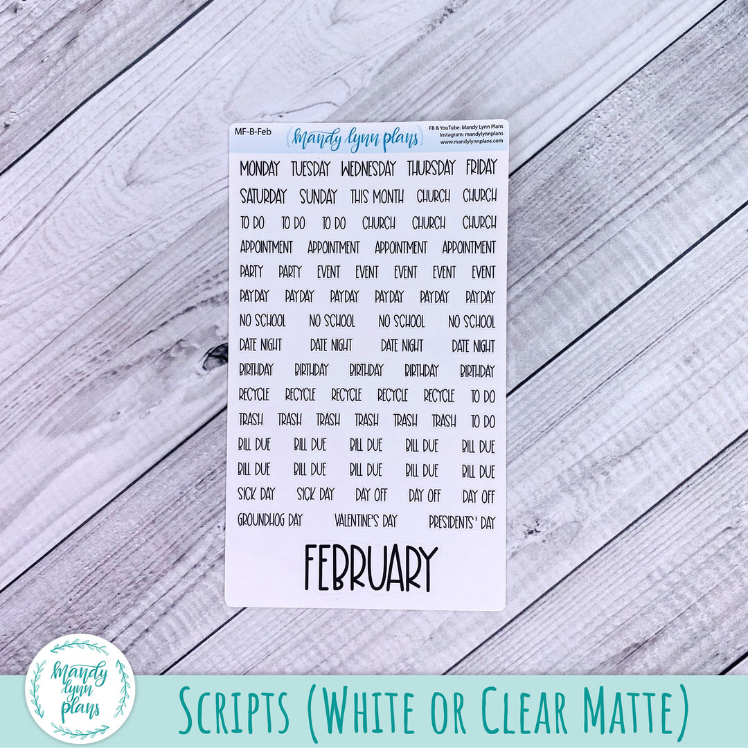 February 2024 Common Planner Monthly Kit || Pink Garden || 251
