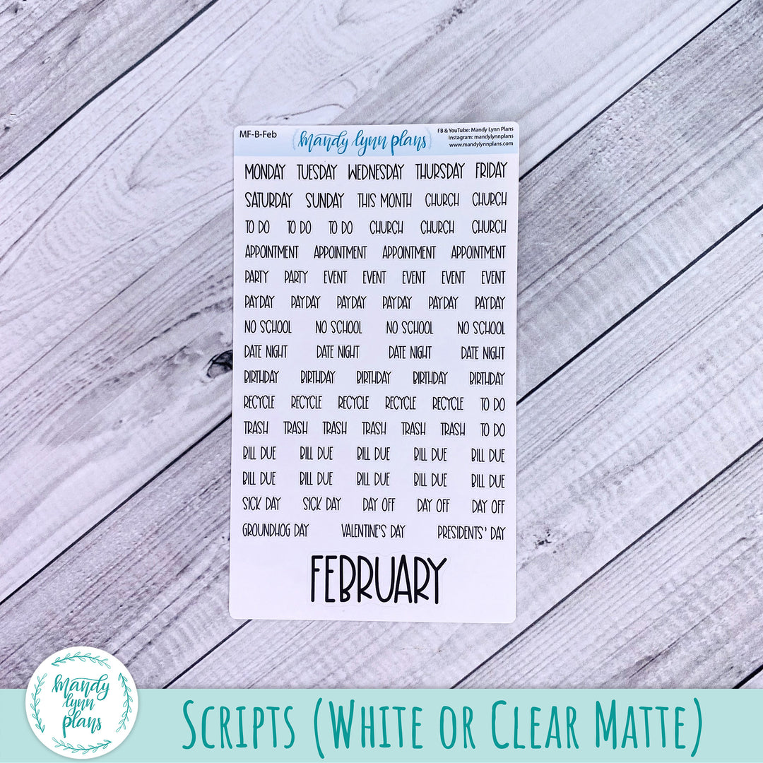 February 2024 Common Planner Monthly Kit || With Love || 253
