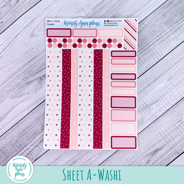 Hobonichi Cousin Weekly Kit || With Love || WK-C-1253