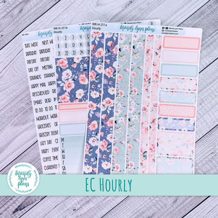 EC Hourly Weekly Kit || Pink Garden || WK-H-251