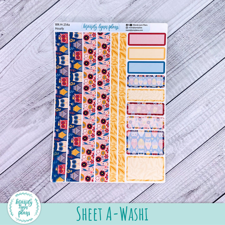 EC Hourly Weekly Kit || Ornate Owls || WK-H-254