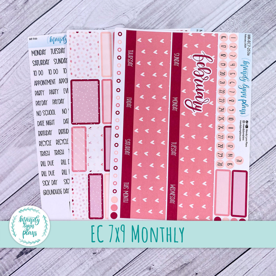 EC 7x9 February Monthly Kit || With Love || MK-EC7-253
