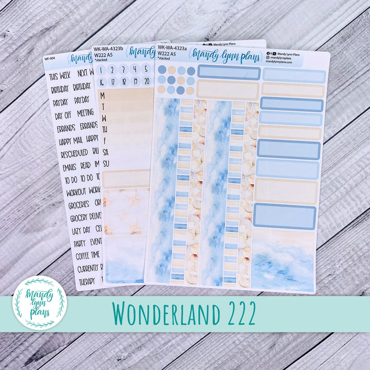 Wonderland 222 Weekly Kit || Ocean Lover || 323