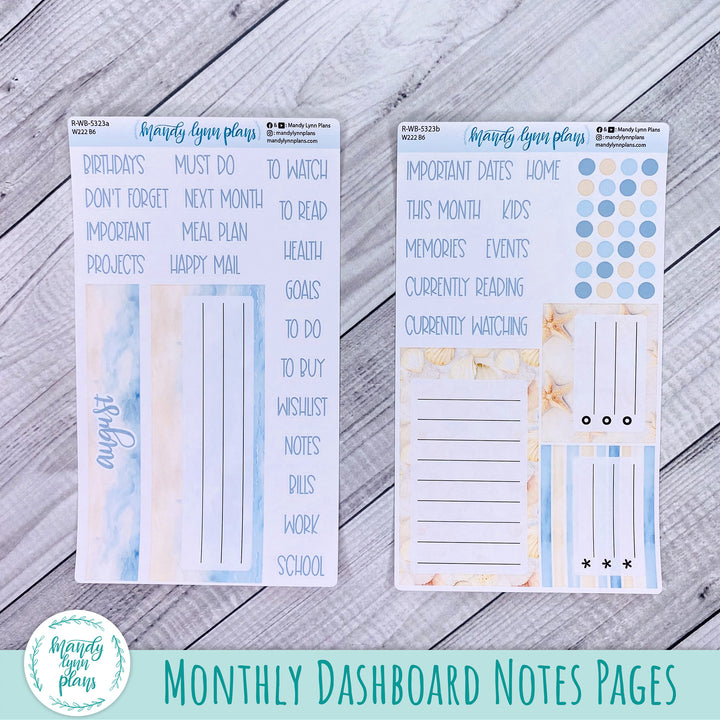 August 2025 Wonderland 222 Dashboard || Ocean Lover || 323
