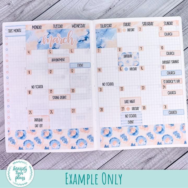 March 2024 Common Planner Monthly Kit || Buzzing Garden || 257