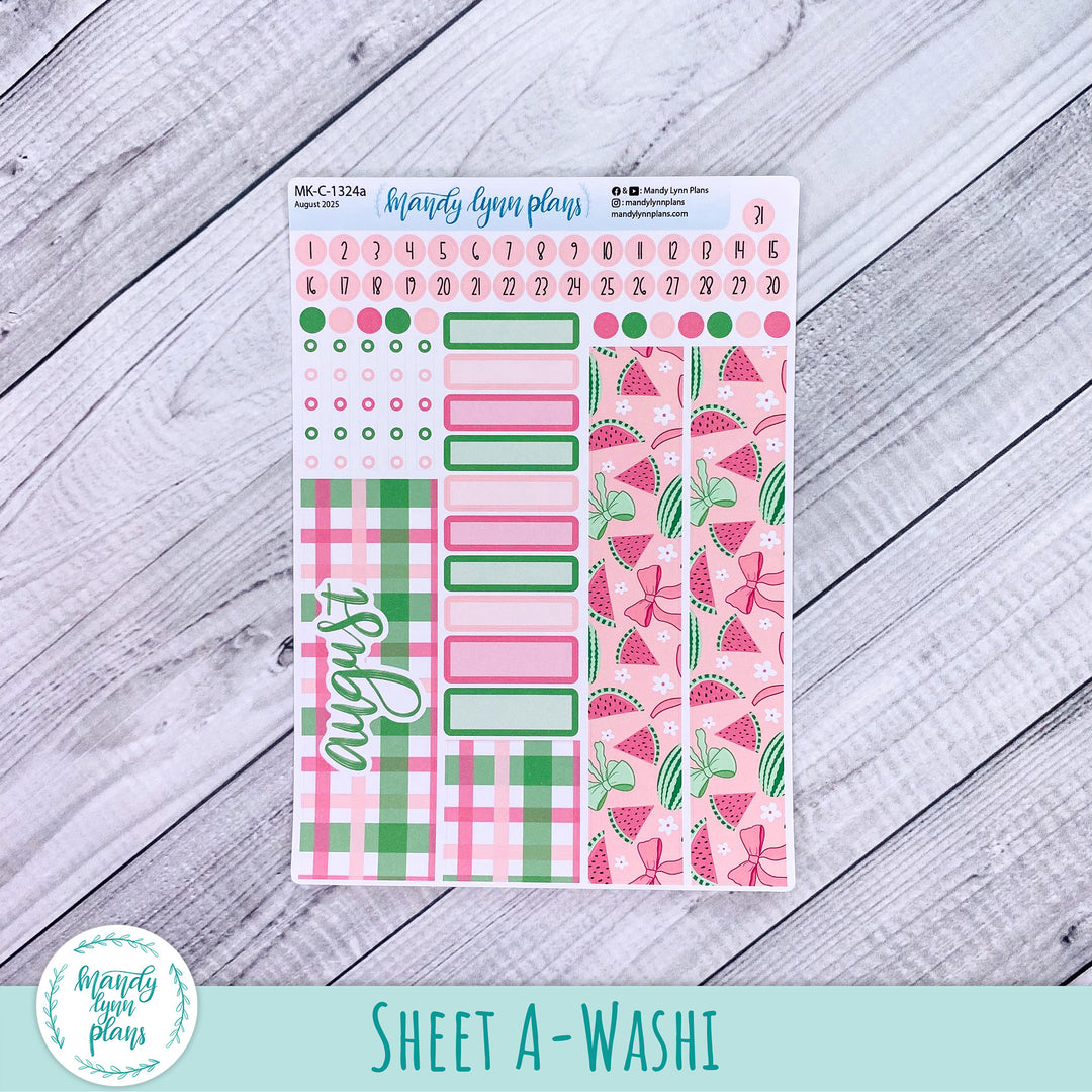 Hobonichi Cousin August 2025 Monthly || Watermelons || MK-C-1324