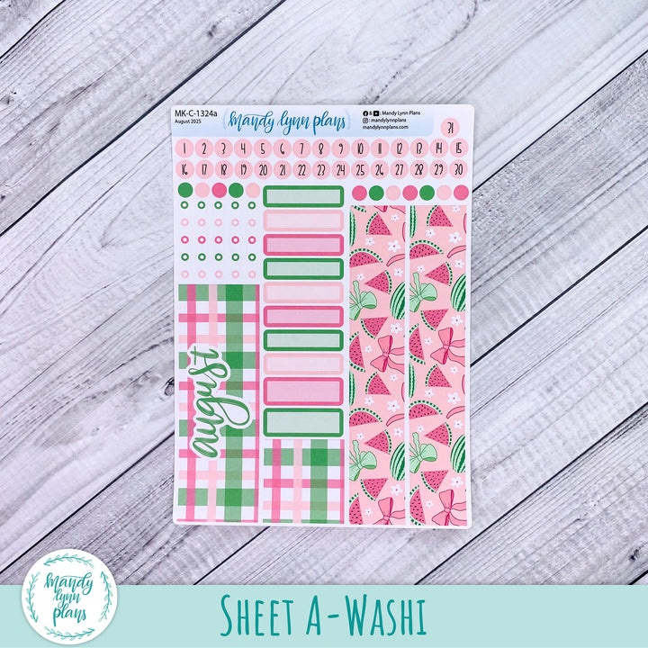Hobonichi Cousin August 2025 Monthly || Watermelons || MK-C-1324