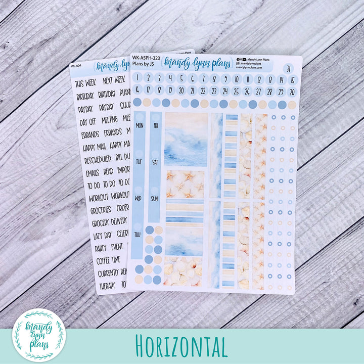 A5 Plans by Just Scribble Weekly Kit || Ocean Lover || 323