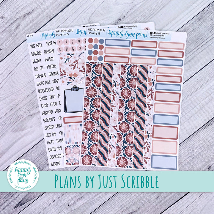 A5 Plans by Just Scribble Weekly Kit || Maebelle || 325