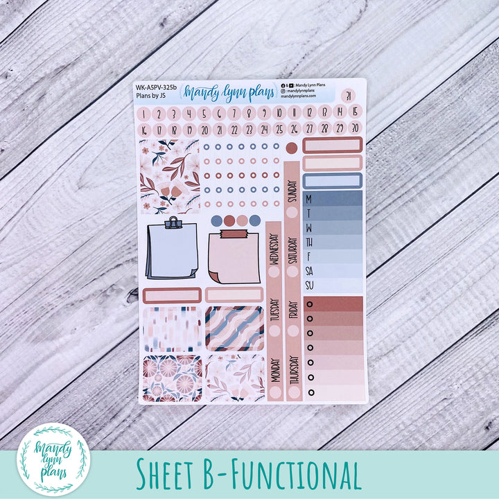 A5 Plans by Just Scribble Weekly Kit || Maebelle || 325