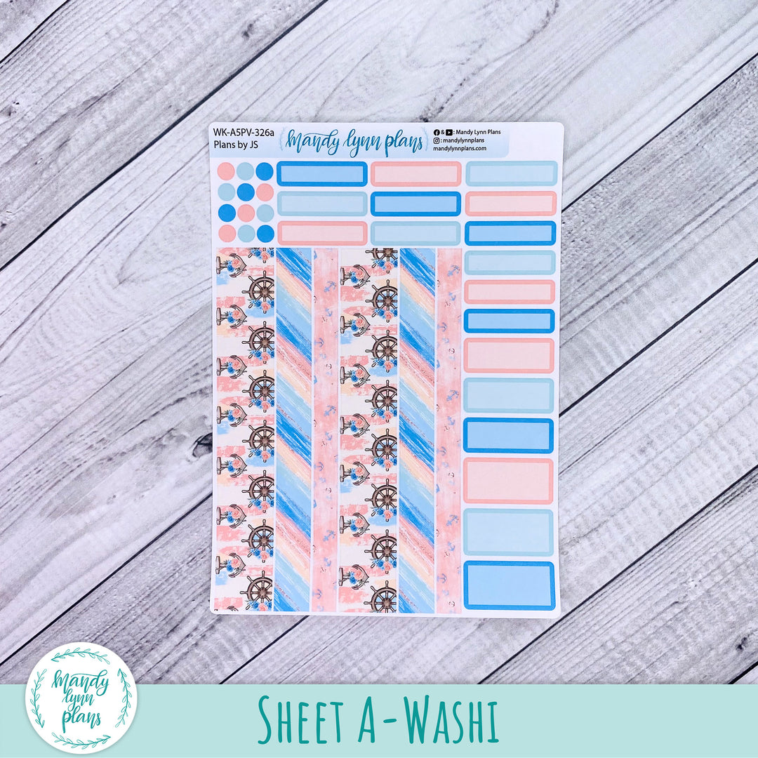 A5 Plans by Just Scribble Weekly Kit || Lake Life || 326