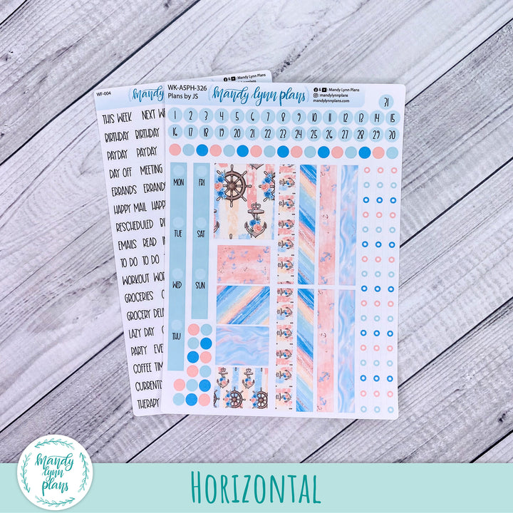 A5 Plans by Just Scribble Weekly Kit || Lake Life || 326