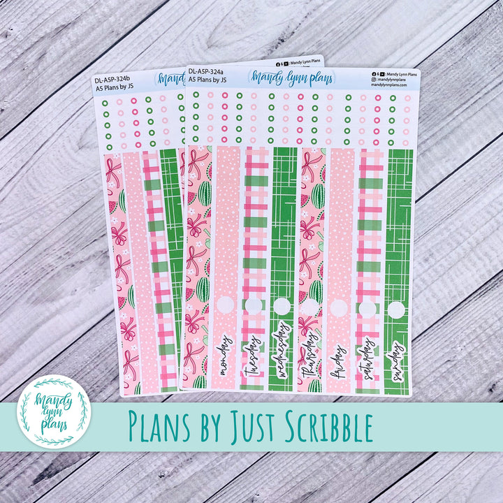 A5 Plans by Just Scribble Daily Kit || Watermelons || DL-A5P-324