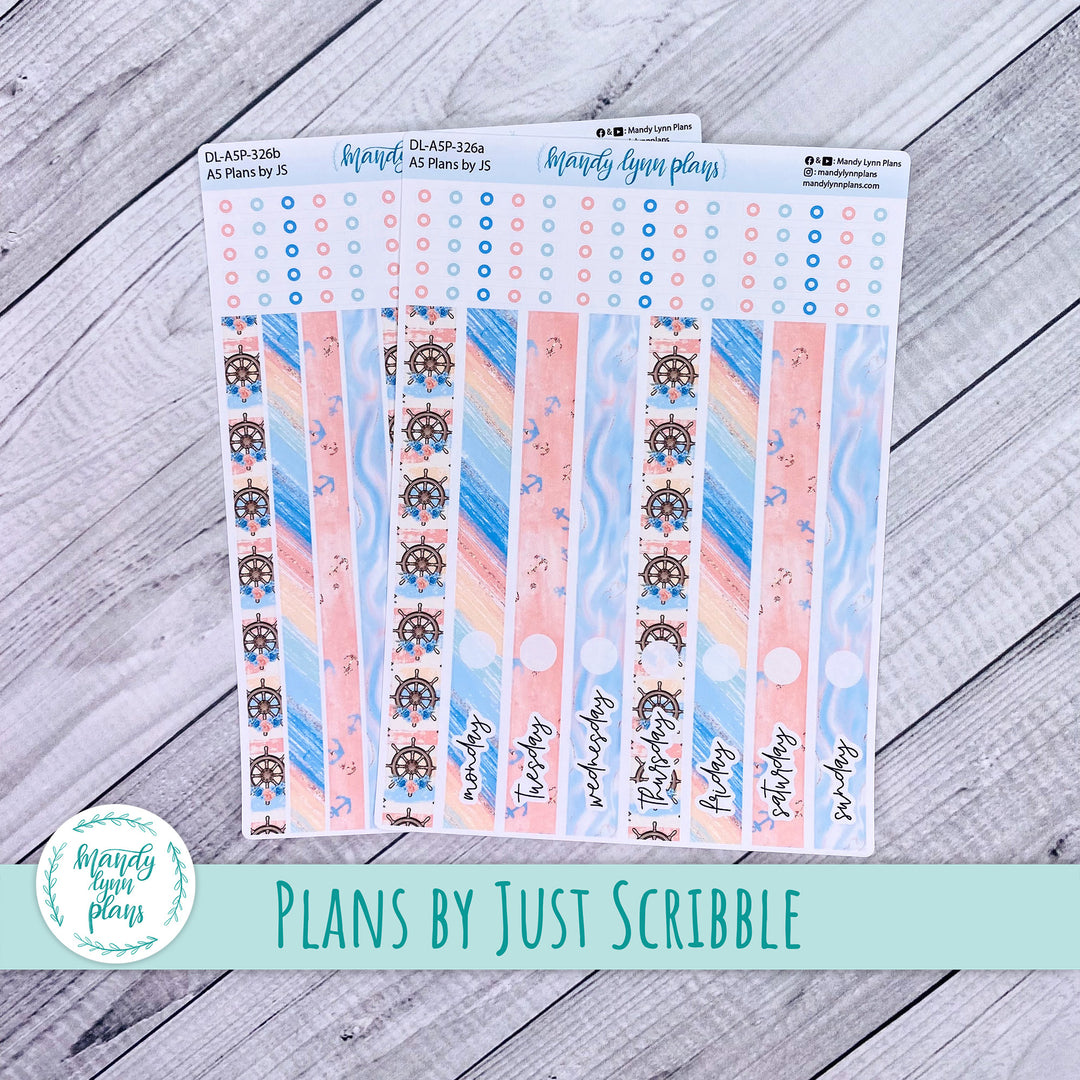 A5 Plans by Just Scribble Daily Kit || Lake Life || DL-A5P-326