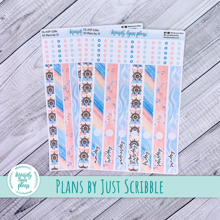 A5 Plans by Just Scribble Daily Kit || Lake Life || DL-A5P-326
