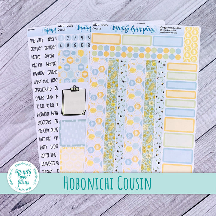 Hobonichi Cousin Weekly Kit || Buzzing Garden || WK-C-1257