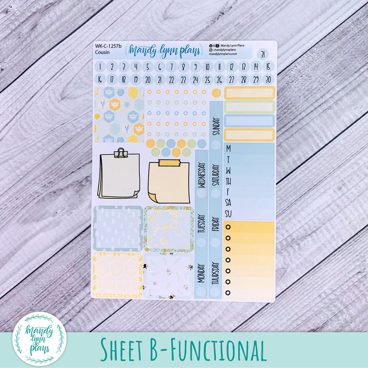 Hobonichi Cousin Weekly Kit || Buzzing Garden || WK-C-1257