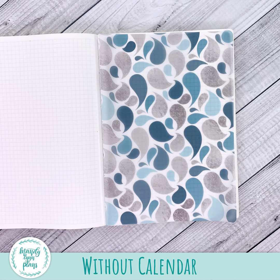 Teal and Silver Vellum || 330