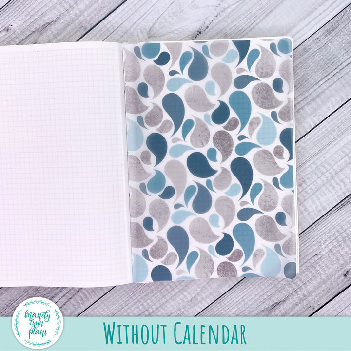 Teal and Silver Vellum || 330