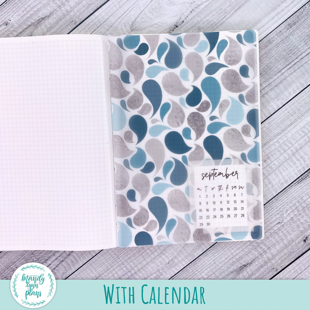 Teal and Silver Vellum || 330