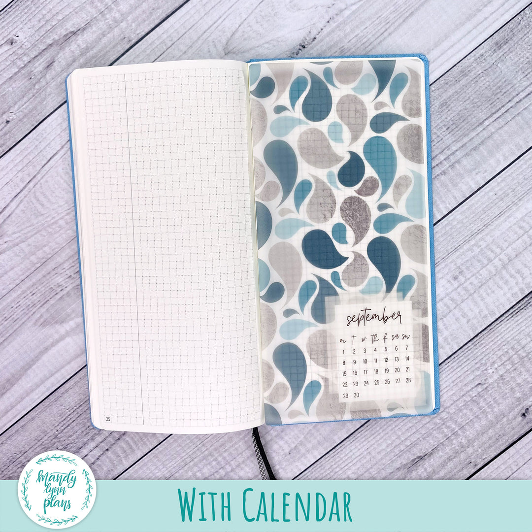 Teal and Silver Vellum || 330