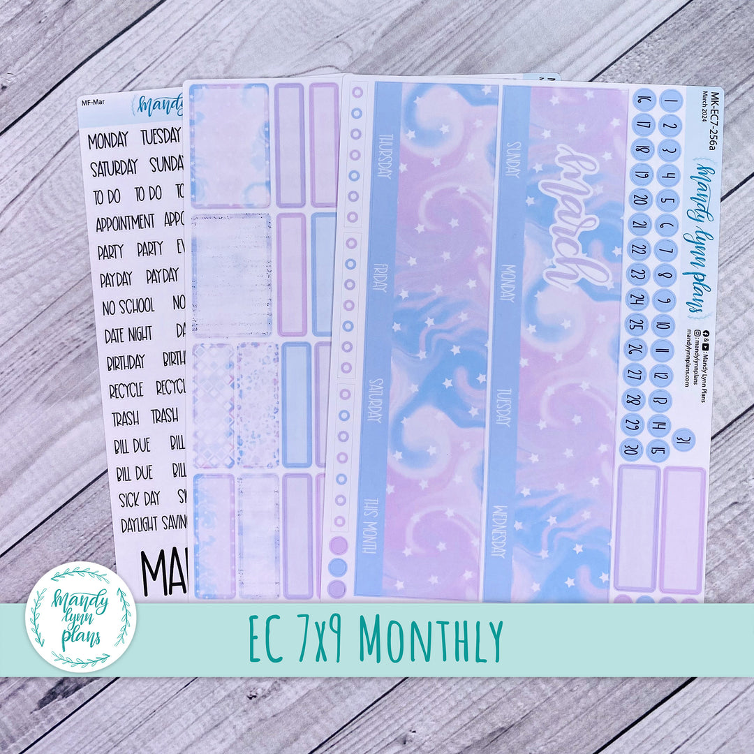 EC 7x9 March Monthly Kit || Pink and Purple Dreams || MK-EC7-256