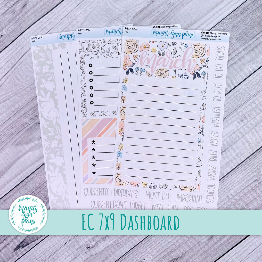 EC 7x9 Dashboard Kit || Spring Floral || R-EC7-255