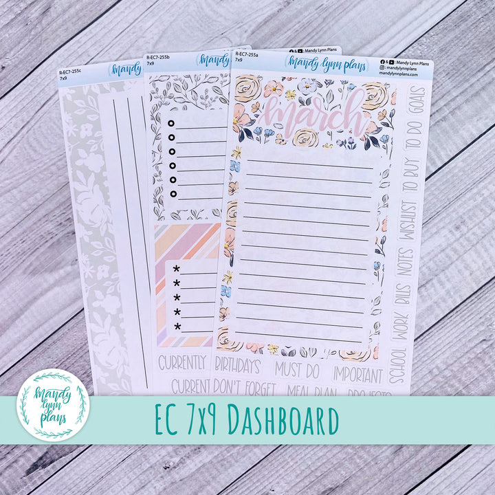 EC 7x9 Dashboard Kit || Spring Floral || R-EC7-255