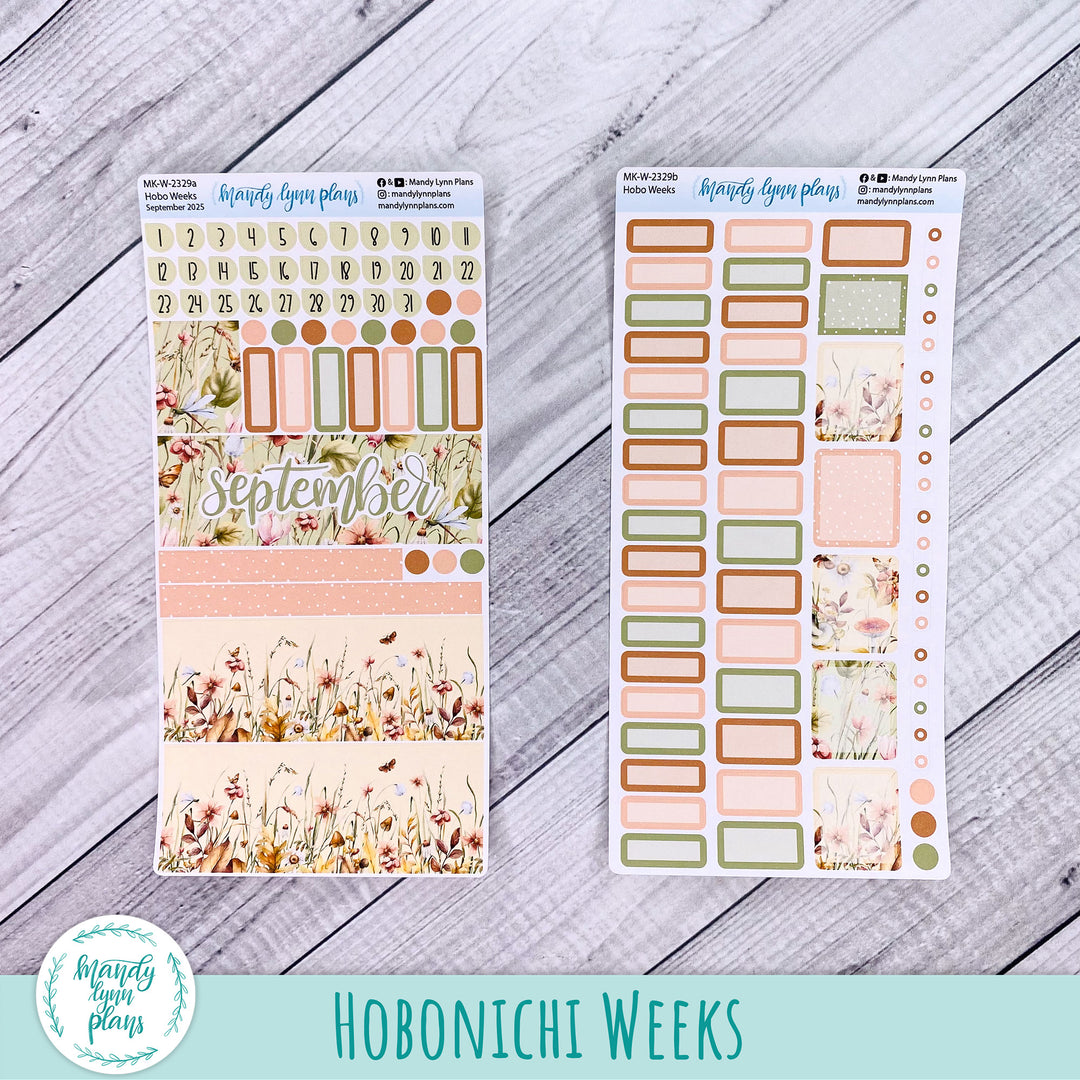 Hobonichi Weeks September 2025 Monthly Kit || Sweet September || MK-W-2329