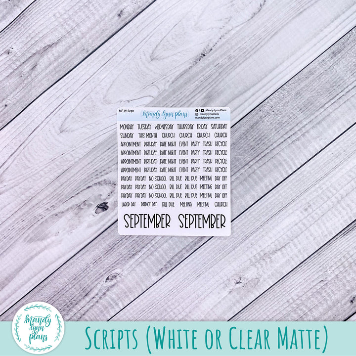 Hobonichi Weeks September 2025 Monthly Kit || Sweet September || MK-W-2329