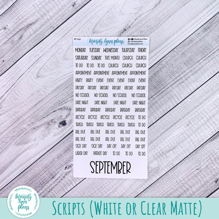 Hobonichi Cousin September 2025 Monthly || Sweet September || MK-C-1329