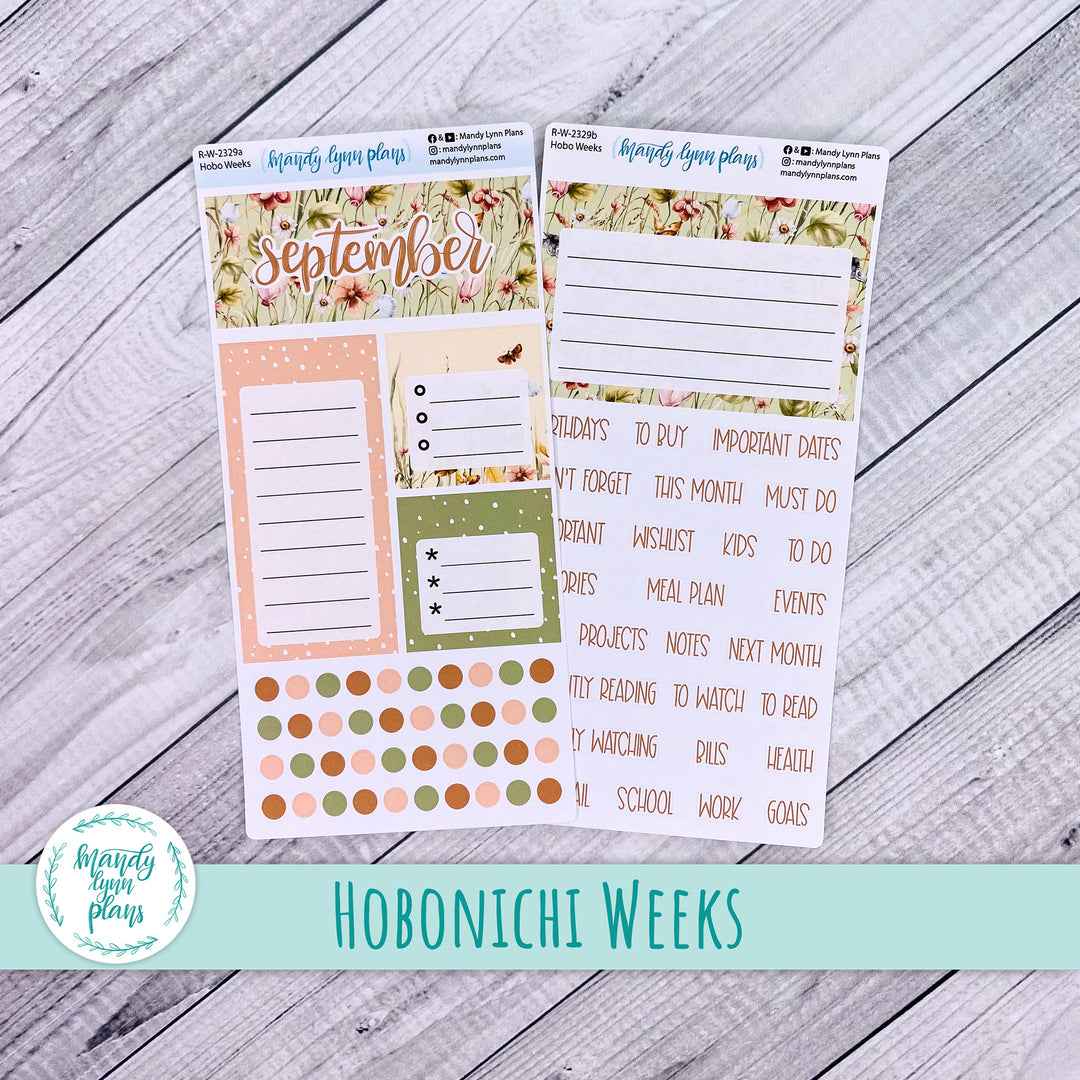 September Hobonichi Weeks Dashboard || Sweet September || R-W-2329