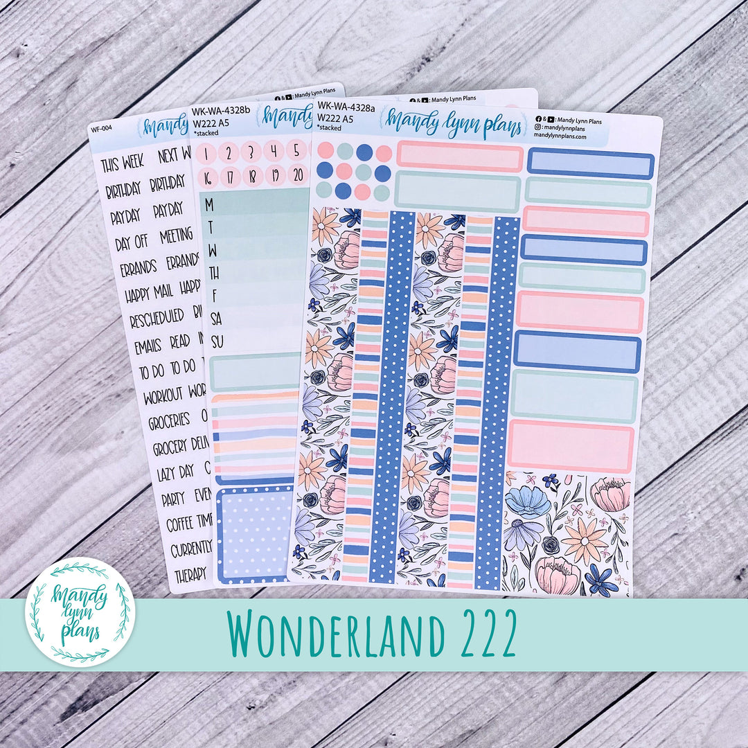 Wonderland 222 Weekly Kit || Time to Bloom || 328
