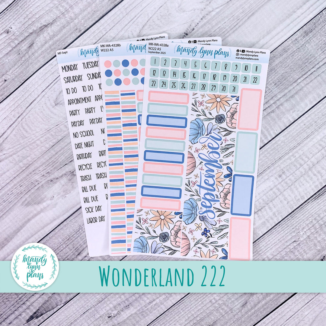 Wonderland 222 September 2025 Monthly Kit || Time to Bloom || 328