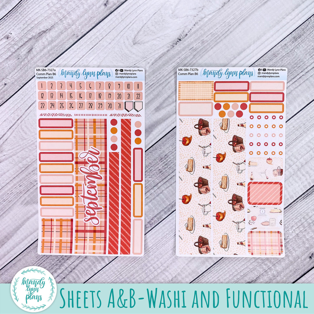 September 2025 Common Planner Monthly Kit || Apple Picking || 327