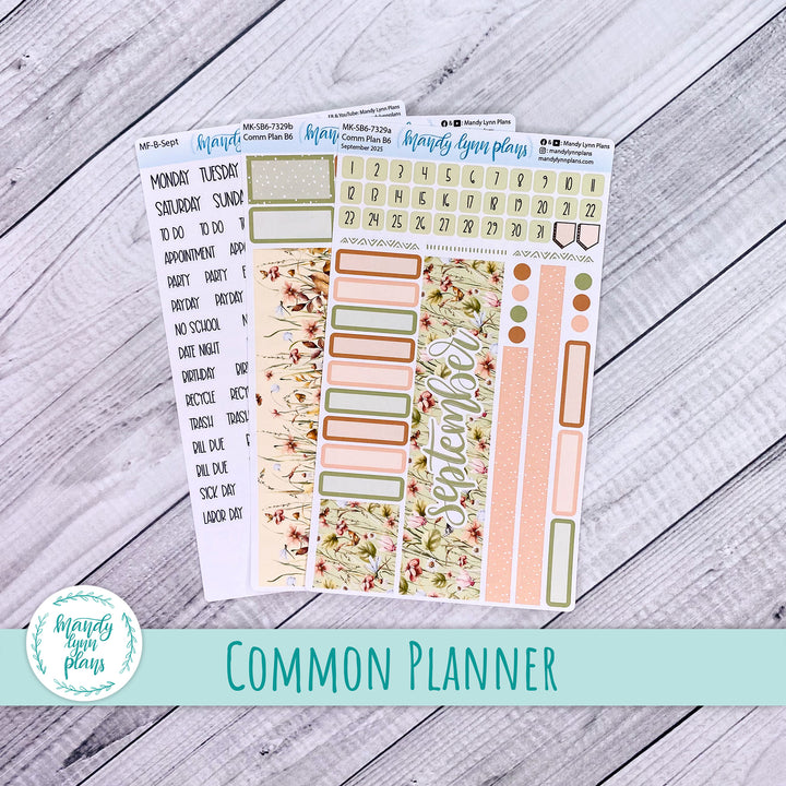 September 2025 Common Planner Monthly Kit || Sweet September || 329