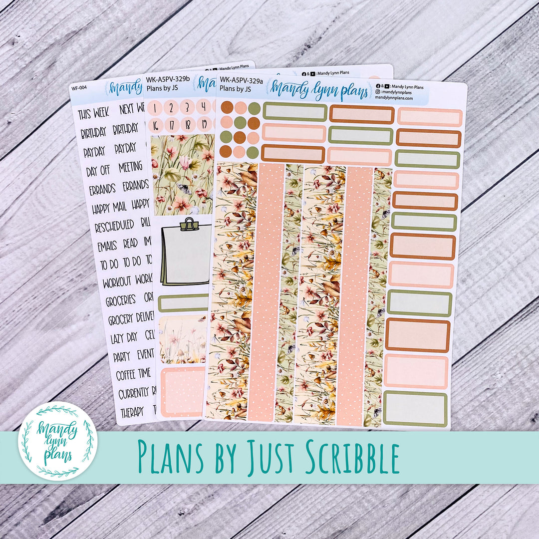 A5 Plans by Just Scribble Weekly Kit || Sweet September || 329