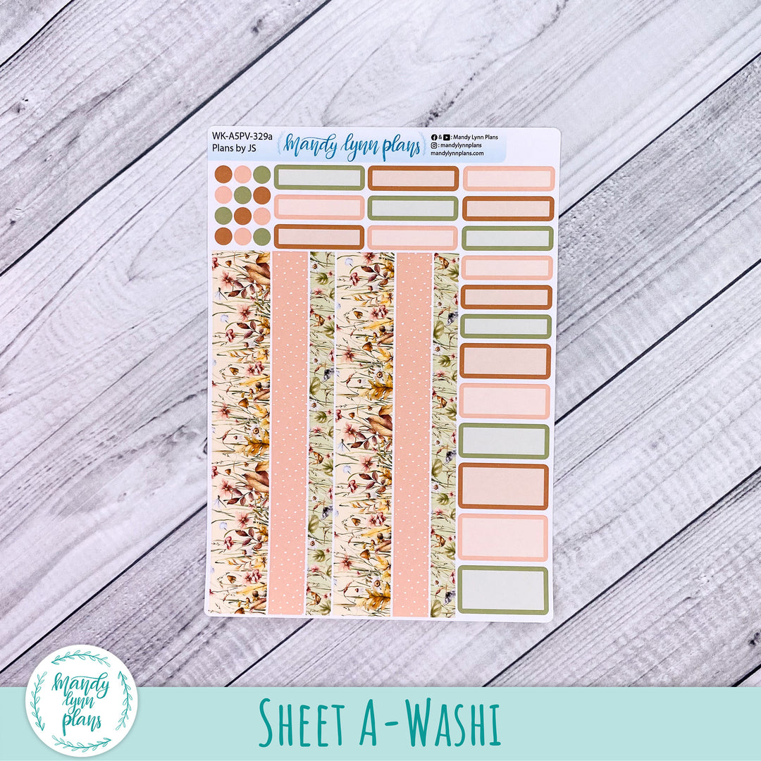 A5 Plans by Just Scribble Weekly Kit || Sweet September || 329