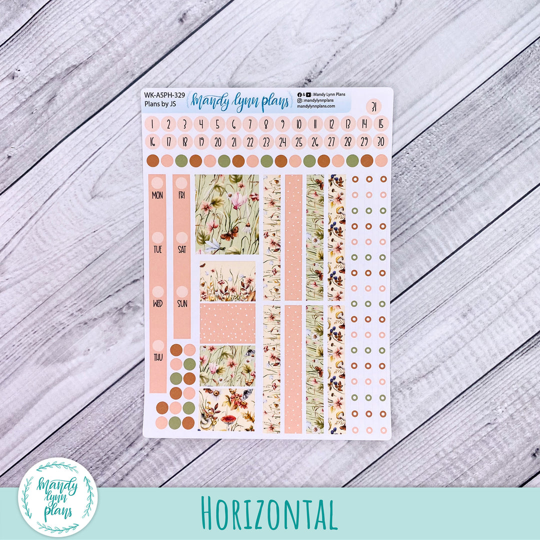 A5 Plans by Just Scribble Weekly Kit || Sweet September || 329