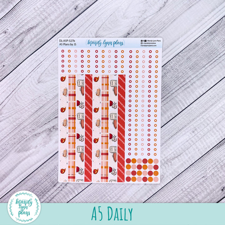 A5 Plans by Just Scribble Daily Kit || Apple Picking || DL-A5P-327
