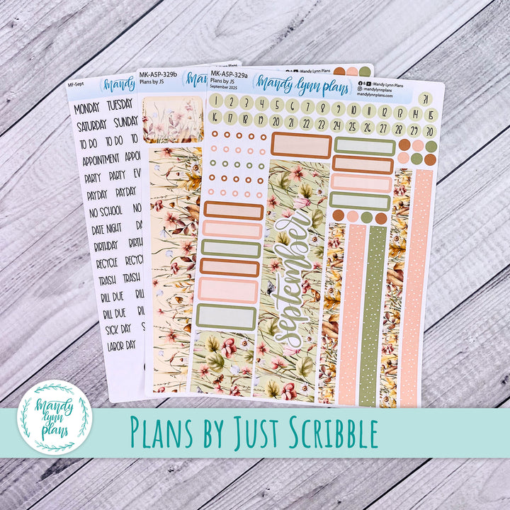 September 2025 Plans by Just Scribble Monthly || Sweet September || MK-A5P-329