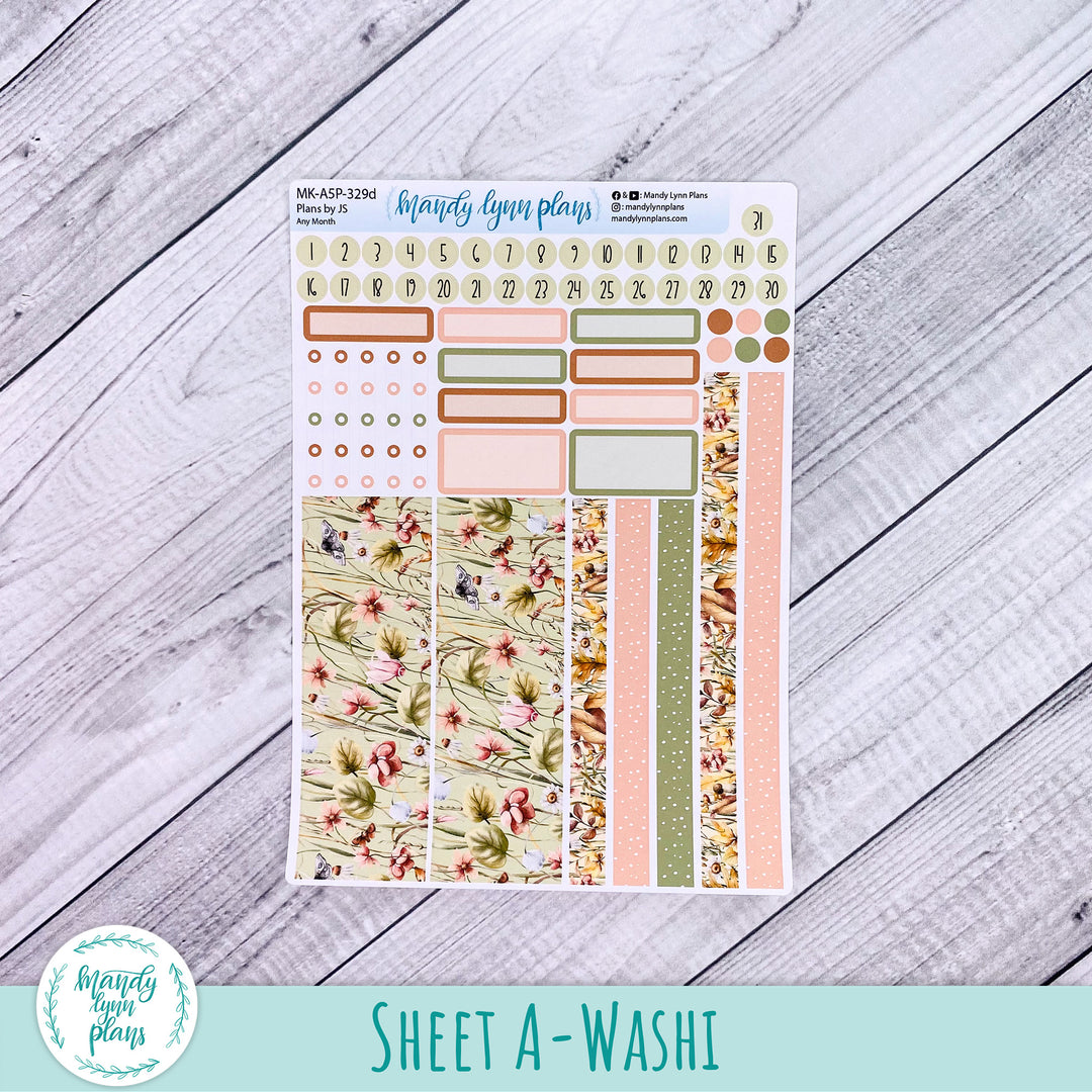 Any Month Plans by Just Scribble Monthly Kit || Sweet September || MK-A5P-329