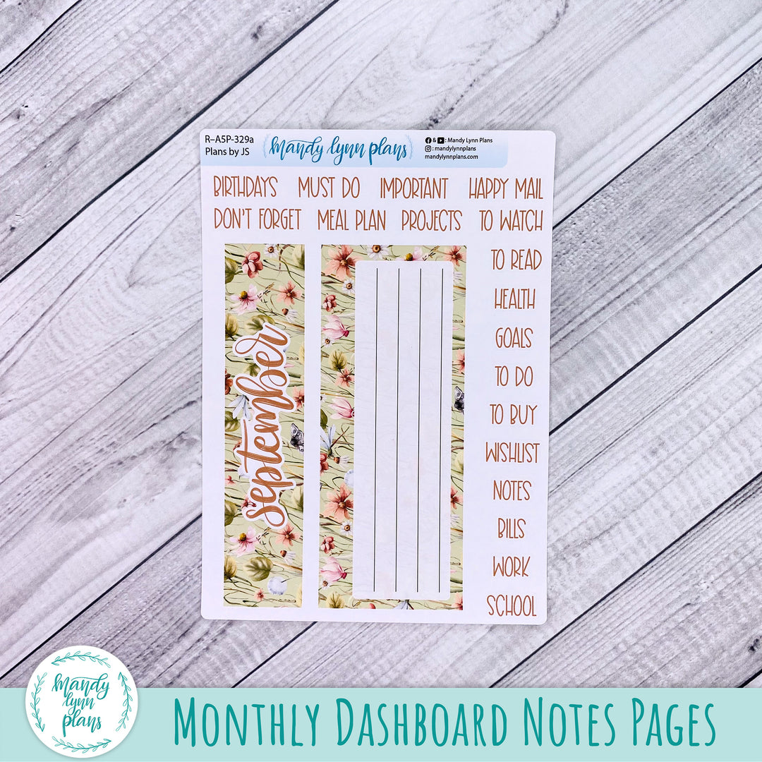 September Plans by Just Scribble Dashboard || Sweet September || R-A5P-329