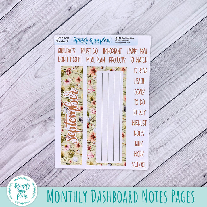 September Plans by Just Scribble Dashboard || Sweet September || R-A5P-329
