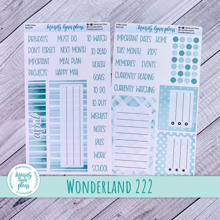 April Wonderland 222 Dashboard || Terrific Teal || 262