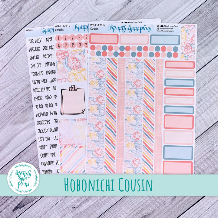 Hobonichi Cousin Weekly Kit || Tulips || WK-C-1261