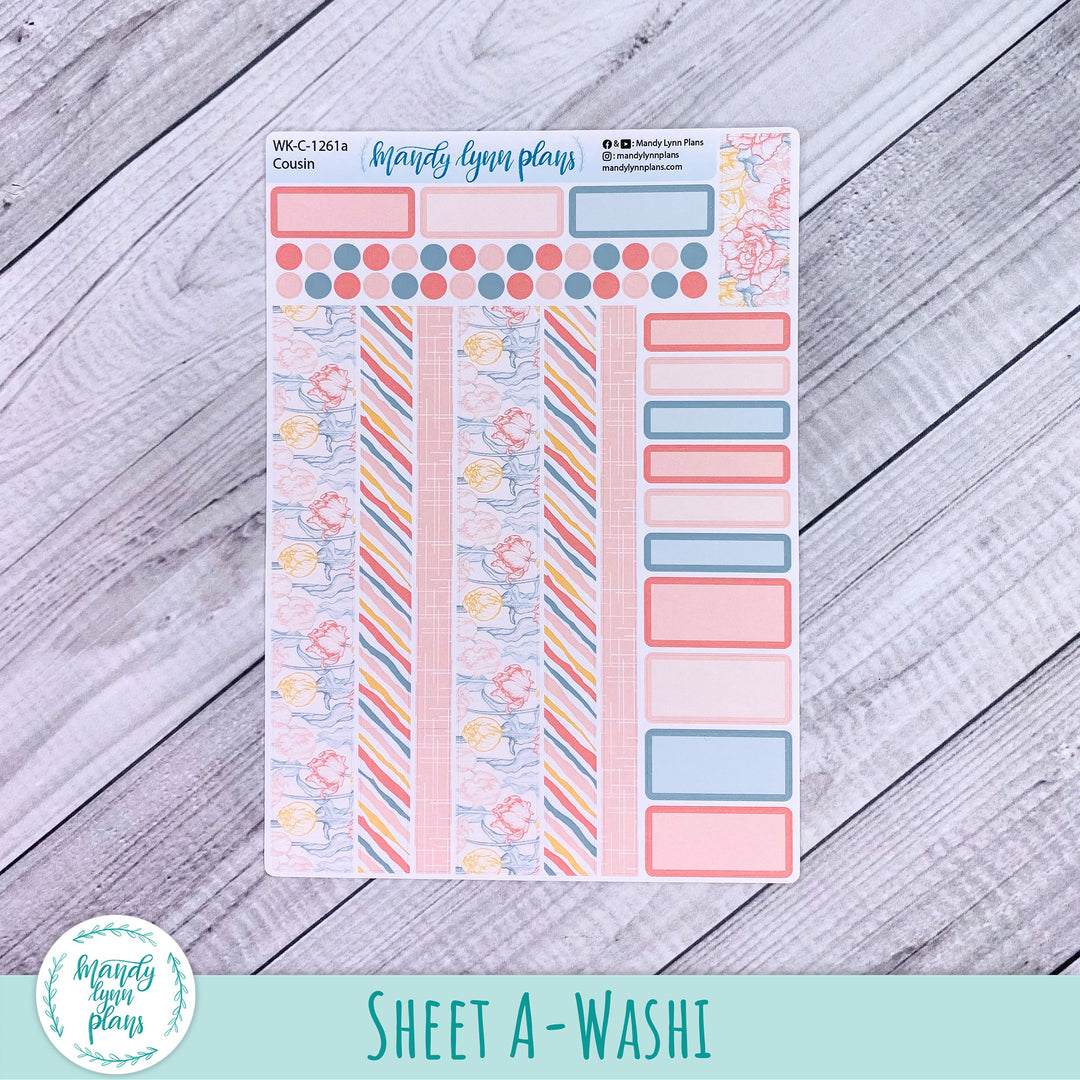 Hobonichi Cousin Weekly Kit || Tulips || WK-C-1261
