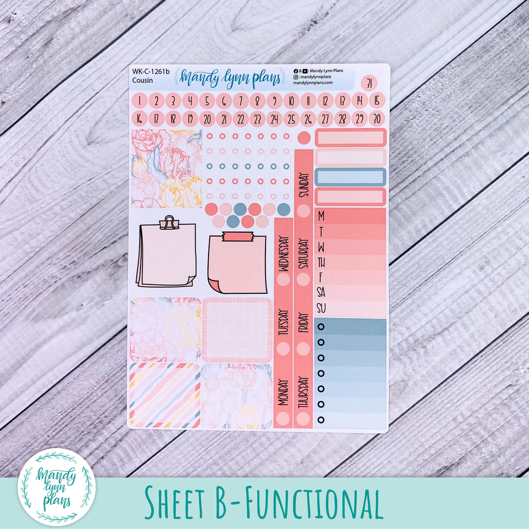 Hobonichi Cousin Weekly Kit || Tulips || WK-C-1261